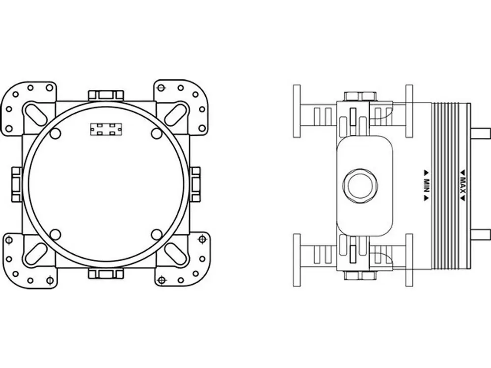 IS-UP-Bausatz-1-EASY-Box-fuer-Einhebelmischer-und-Thermostate-A1000NU gallery number 2